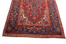 Load image into Gallery viewer, 4x5 Antique Rug Herizz Serapii Rug 107cm x 160cm Oriental Rug High Quality 1920
