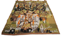 Load image into Gallery viewer, 4x4ft Vintage French Tapestry Handmade Tree Tapestry JC Bisery Artist Signed 
