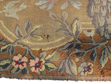 Load image into Gallery viewer, 3x5 Antique English Needlepoint Tapestry Wool &amp; Silk  82cm x 158cm c.1920
