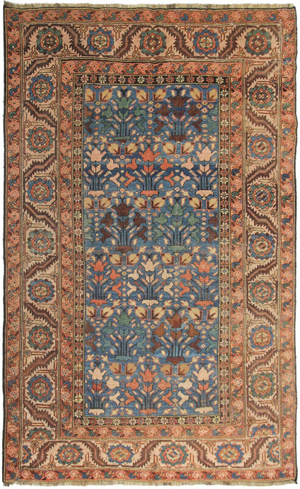 5x7 Rare Antique Tribal Rug Fine Collectors 160cm x 213cm Rug  Blue c.1870