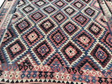 Load image into Gallery viewer, Antique Tribal Kelim Flatwoven Kelim Geometric Rug 10x16 310cm x 472cm C.1920
