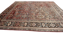 Load image into Gallery viewer,  8x10 Antique Mahal Sultanabad Rug Geometric Red Antique Rose Traditional 
