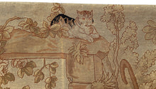 Load image into Gallery viewer, 7x12 Rare Antique French Wool &amp; Silk Needlepoint Tapestry Large  1920 224x 356cm
