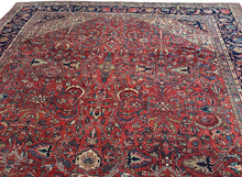 Load image into Gallery viewer, 11X19 Antique Mahaal Sultaanabad Rug Antique Rug Rust 323cm x 581cm c.1880
