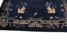 Load image into Gallery viewer,  13x18 Rare Antique Peking Chinese Art Deco Rug Museum Quality Blue c.1870  
