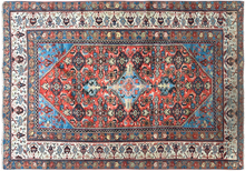 Load image into Gallery viewer, 5x6 Antique Traditional Oriental Rug Exceptionally fine Rug 153cm x 191cm C.1890
