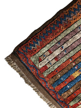 Load image into Gallery viewer, 2x2 Rare Fine Antique Yastic Collector  Turkish Hereke Rug Multi Striped C.1900
