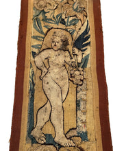 Load image into Gallery viewer,  1x8 18th Century Antique Flemish Tapestry Handmade Wool &amp; Silk31cm x 244
