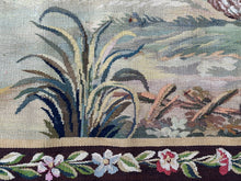 Load image into Gallery viewer, 3x4 Pair of Tapestries Antique French Tapestry  Antique Tapestry Wool &amp; Silk
