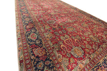 Load image into Gallery viewer, 11x19 Exceptional Antique Rug Mohajeran Fine Agra Rug Geometric Red c.1920 
