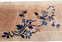 Load image into Gallery viewer, 3x11 Vintage Chinese Peking Runner Art Deco Handmade Rug 74x323cm
