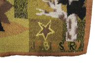 Load image into Gallery viewer, 4x4ft Vintage French Tapestry Handmade Tree Tapestry JC Bisery Artist Signed 
