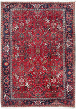 Load image into Gallery viewer, Antique Herriz Serrapi Rug High Quality Carpet 8x11 Red 252cmx346cm Circa 1930
