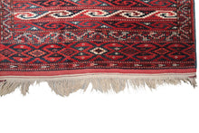 Load image into Gallery viewer, 4x8Antique Ersari Turkoman Rug Antique Tribal Rug Antique Geometric Overall 
