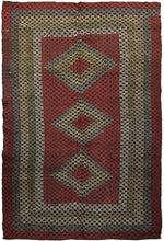 Load image into Gallery viewer, 4x6 Antique Swedish Tapestry Handmade Rug 130cm x 186cm
