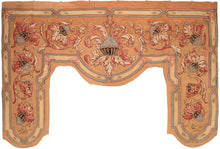 Load image into Gallery viewer, 4x7 *Rare Antique French Tapestry &quot;Entre Fenetres&quot; Gold  (122cm x 196cm) C.1880
