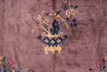 Load image into Gallery viewer, Rare Antique Art Deco Rug Chinese Rug Walter Nichols 10x14 Bird 305x437cm c.1920
