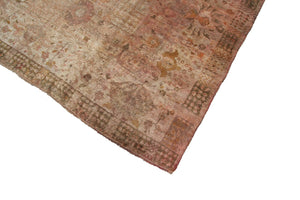 Antique Turkish Fine Rare ANGORA Oushak Rug Beige Rose 10x15 C.1870 300x452cm