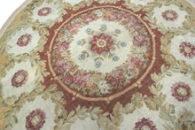 Load image into Gallery viewer, 10ft. Round Antique French Aubusson Directoire 10X10 Beige 290cmx292cm C.1790  
