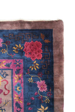 Load image into Gallery viewer, 9x12 Antique Art Deco Rug Walter Nichols Rug Chinese Beige Purple Mandarin 
