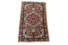 Load image into Gallery viewer, 4x5 Fine Quality Antique Rug Artisan Traditional 107x153cm Black 
