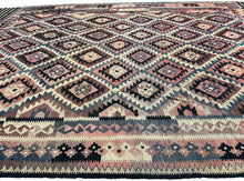 Load image into Gallery viewer, Antique Tribal Kelim Flatwoven Kelim Geometric Rug 10x16 310cm x 472cm C.1920
