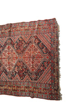 Load image into Gallery viewer,  3x10 Rare Antique Rug Khamseh Kazak Runner 10ft Boho Runner ©&quot;Shabby Chic Pile&quot;
