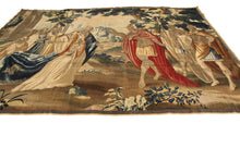 Load image into Gallery viewer, 6x10 Rare Antique French Tapestry Fine Wool &amp; Silk 175cmx305cm 17th. Century
