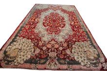 Load image into Gallery viewer, 11x16 Rare Antique Rug Art Nouveau Rug Art Deco Rug 338cmx470cm 1900
