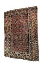 Load image into Gallery viewer, 4X6 Authentic Antique Caucasian Shirvan Rug Kuba Blue 117cmX173cm c.1880
