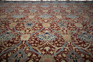 Arts & Crafts Rare Vintage Rug European Donegal 13'x20' 401x610cm c.1940