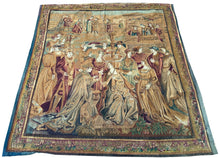 Load image into Gallery viewer, 8x9 1890 Antique French Tapestry Arts &amp; Crafts Ceremonial 239cm x 257cm
