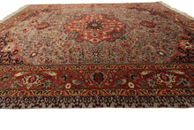 Load image into Gallery viewer, 7&#39;x9&#39; Rare Museum Quality Vintage Rug Fine  Wool &amp; Silk Area Rug Gray  C.1960

