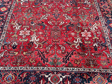 Load image into Gallery viewer, Antique Herriz Serrapi Rug High Quality Carpet 8x11 Red 252cmx346cm Circa 1930
