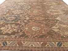 Load image into Gallery viewer,  11x13 Vintage French Art Deco Rug Flat Woven Art Nouveau Rug 346cm x 401cm
