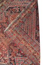 Load image into Gallery viewer,  3x10 Rare Antique Rug Khamseh Kazak Runner 10ft Boho Runner ©&quot;Shabby Chic Pile&quot;
