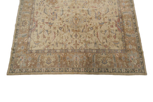  8x11 Antique Oushak Handmade Carpet Oushak Wool Rug 249cm x 295cm