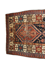 Load image into Gallery viewer, Rare Antique Rug Caucasian Kazak Fine Runner 112cm x 366cm Boho Rug 4X12 C.1880 
