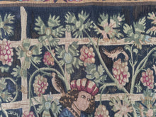 Load image into Gallery viewer, 5x9 Antique French Tapestry Verdure Noblemen Royalty Verdure 158cm x 272cm 1920
