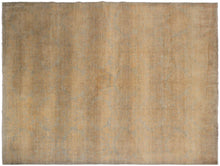 Load image into Gallery viewer, 9x12 Vintage Turkish Oushak Beige Area Rug Distressed Neutral Handmade Oushak
