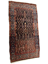 Load image into Gallery viewer, 4x8 Antique Traditional Rug Iron Quality Area Rug 127cm x 239cm Handmade 1900
