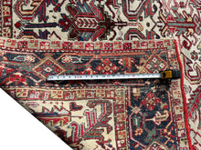 Load image into Gallery viewer, Antique Herriz Serrapi Rug Geometric 8x10 Handmade Rug 254cmx305cm c. 1920
