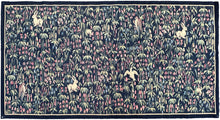 Load image into Gallery viewer, Antique French Tapestry Gamepark Ascending Landscape Handmade Signed 4x8 C.1930
