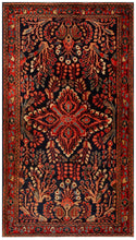 Load image into Gallery viewer, 2x4 Antique Rug Beautiful Mohajeran Handmade Rug  Blue 66cm x 125cm Circa 1890
