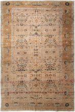 Load image into Gallery viewer, Antique Rug Taabrriz Rug Exceptional Ivory 216cmx312cm 7x10 C.1890

