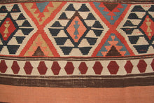 Load image into Gallery viewer, Two Antique Caucasian Shirvan Kelims Rugs 4x5 112x135cm Flat Woven 4x4 97x114cm
