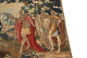 17th. Century Rare Antique French Tapestry 6x10 Fine Wool & Silk 175cmx305cm