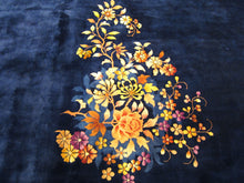 Load image into Gallery viewer, 12X17 Antique Art Deco Rug Fine Chinese Walter Nichols  356cmx 521cm Blue C.1920
