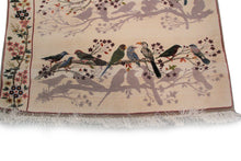 Load image into Gallery viewer, 3x4 Fine Vintage Rug Rare  Silk Foundation Beige rug Handmade Rug
