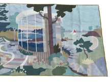 Load image into Gallery viewer, 3x8ft 1967 Phillips Pilot Rock Tapestry Yacht Club Rare Needlepoint 89cm x 249cm
